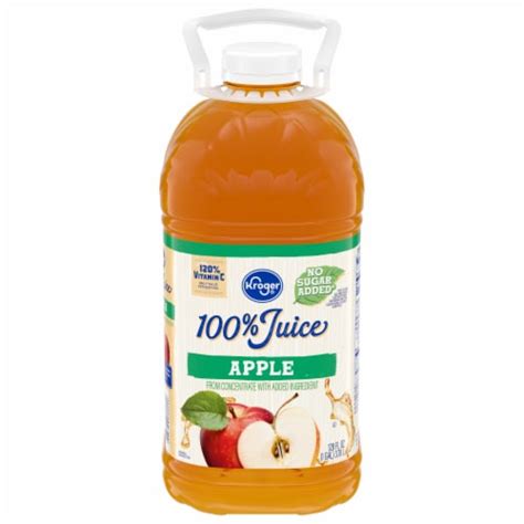 Kroger® 100% Apple Juice From Concentrate Bottle, 128 fl oz - Kroger