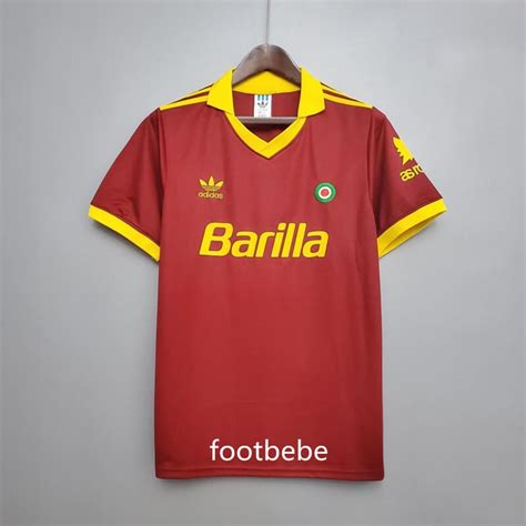 Maillot Rome Vintage 1991 1992 Domicile Footbebe