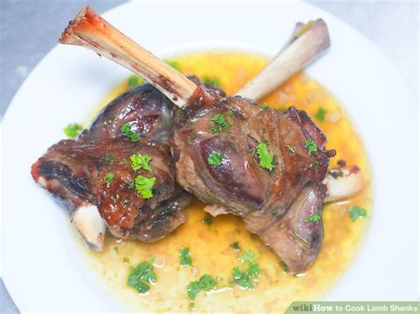 3 Ways to Cook Lamb Shanks - wikiHow