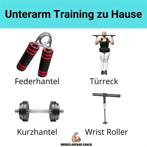 Unterarm Training für starke Unterarme Muskelaufbau Coach