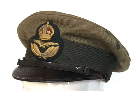 Ww Raf Officer S St Pattern Khaki Cap In Helmets Caps