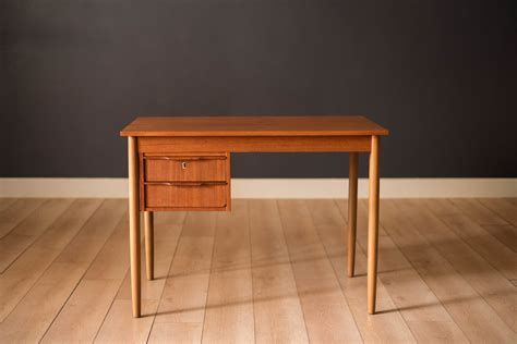 Vintage Teak Danish Writing Desk By Ejsing Mobelfabrik Mid Century