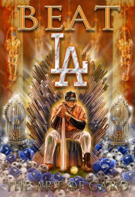 Beat LA Graphic By Rob Gardner Sf Giants San Francisco Giants