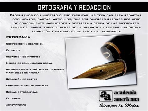 ACADEMIA AMERICANA ORTOGRAFIA Y REDACCION