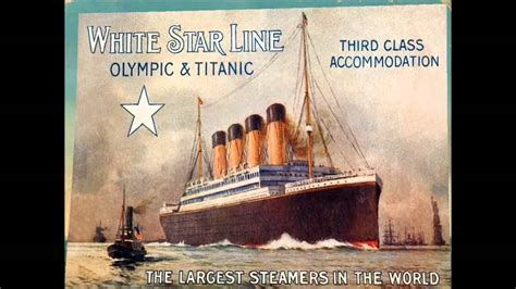 Music Of Titanic White Star Line March With Titanic Advertising