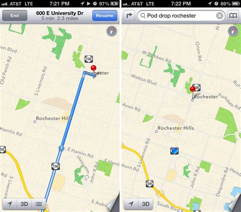 Ios Maps Vs Ios Maps Vs Maps Google Location Data Shootout