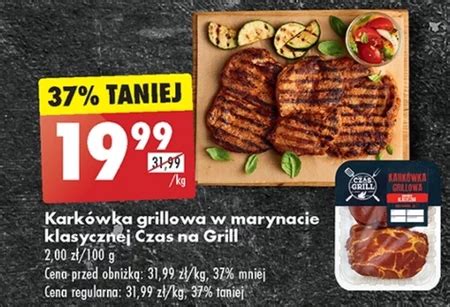 Karkówka na grilla Czas na grill 37 TANIEJ promocja Biedronka