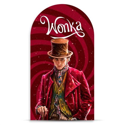 Capa Painel Romano Sublimado Tema Willy Wonka Painel Festivo