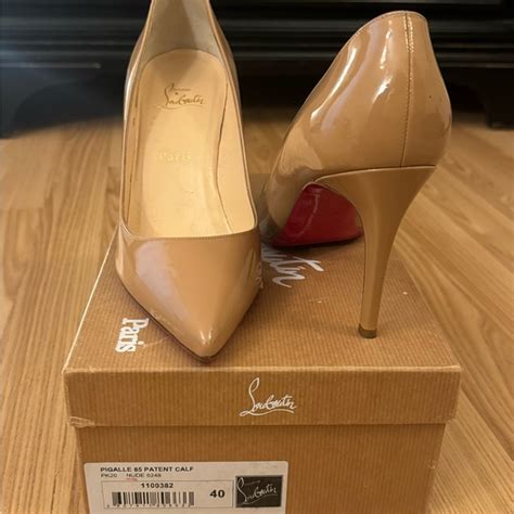 Christian Louboutin Shoes Christian Louboutin Pigalle Nude Patent