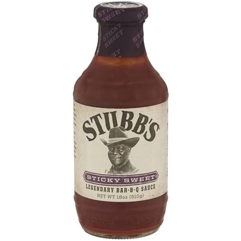 Calories In Stubbs Sticky Sweet Bar B Q Sauce Calorie Counter Australia