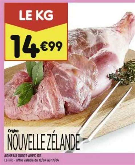 Promo Agneau Gigot Avec Os Chez Leader Price Icatalogue Fr