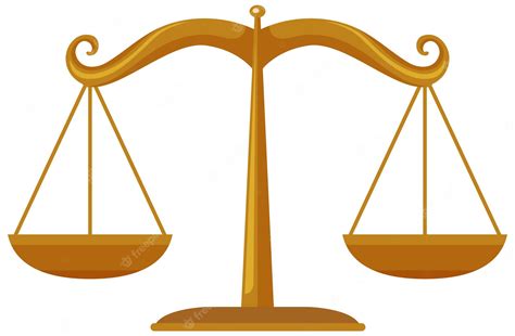 vector isolated justice scales symbol  white background