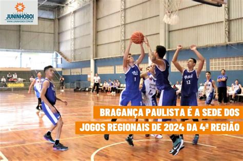 Bragança Paulista é a sede dos Jogos Regionais de 2024 da 4ª Região