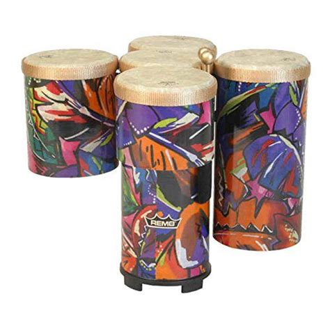 Colorful Rainbow Cluster Drum Set