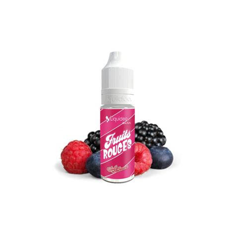 E Liquide Fruits Rouges Wpuff Liquideo Ml