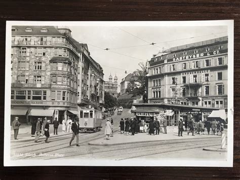 TOP Zürich BELLEVUEPLATZ TRAM OLDTIMER Kaufen auf Ricardo