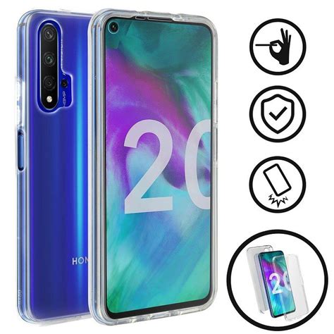 HUAWEI HONOR 20 NOVA 5T FUNDA CARCASA DOBLE TRANSPARENTE CON