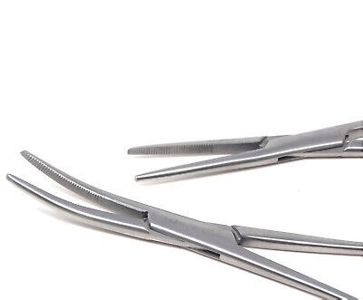 Kelly Hemostat Locking Forceps Curved Straight Ebay