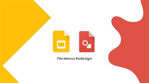 O Apresenta Es E Desenhos Google Redesenha Os Menus De Arquivo Para