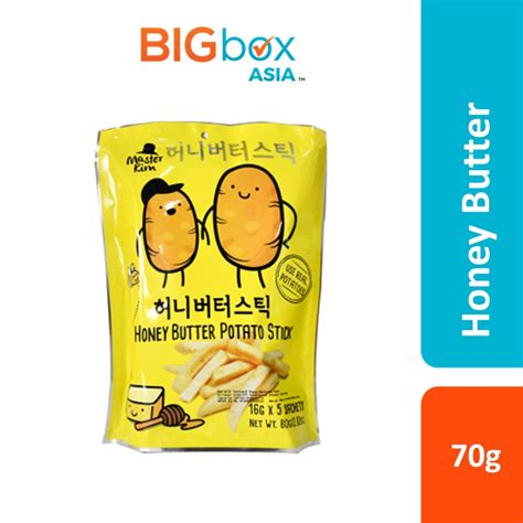 Master Kim Potato Stick 70g 80g Rasa Honey Butter Hot And Spicy