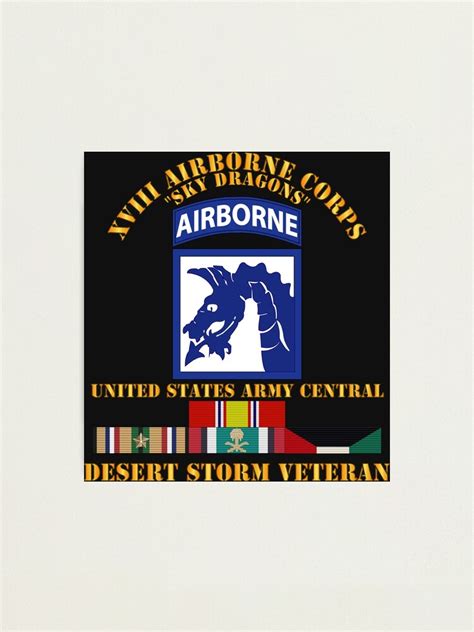 "Army - XVIII Airborne Corps - US Army Central - Desert Storm Veteran ...