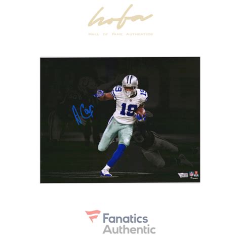 Amari Cooper Dallas Cowboys Autographed 11 X 14 Spotlight Photograph