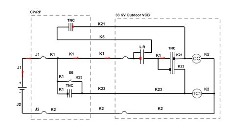 Local Remote Switch Wiring Diagram In Hvehv Substation Circuit Breaker Flowing Electrons