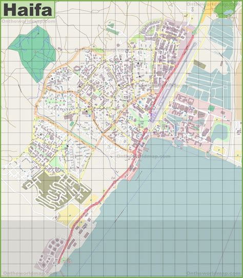 Large detailed map of Eilat - Ontheworldmap.com