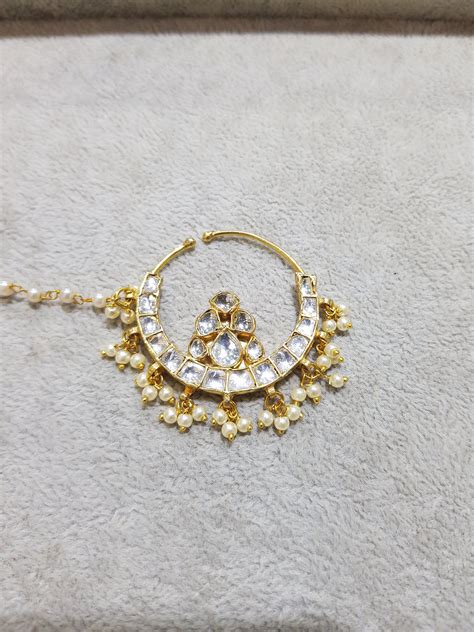 Jadau Sabyasachi Kundan Polki Nath Nose Ringsabyasachi Etsy