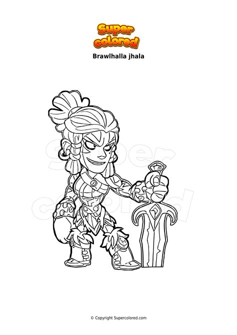 Disegno Da Colorare Brawlhalla Jhala Supercolored The Best Porn Website