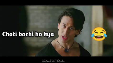 Tiger Shroff Choti Bachi Ho Kya 😂 Original Dialogue Tiger Shroff