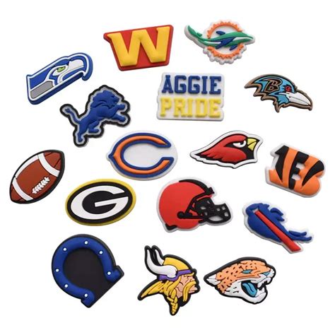 Wholesale Nfl Sports Team Shoe Charm Hot Classic Basketball Croc Charms