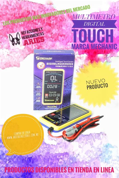 Multimetro Inteligente Con Pantalla Touch Autorango Marca Mechanic