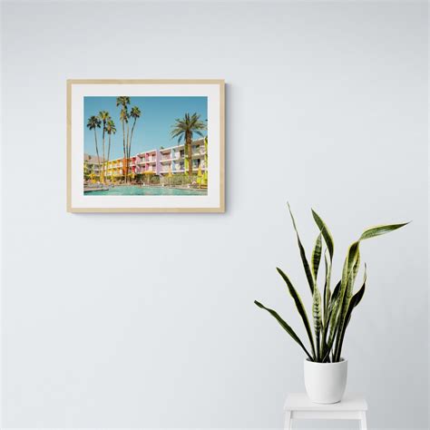 Printable Palm Springs Pool Art Print, Digital Download Artwork ...