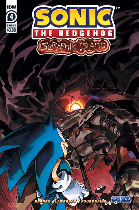 Sonic The Hedgehog Idw Scrapnik Island 4 Cover And Info Reveal