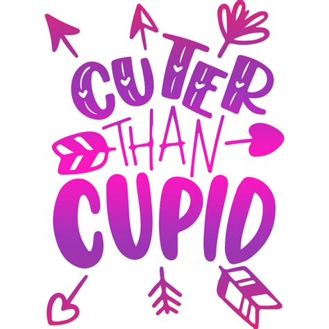 Cuter Than Cupid Valentines Day Design Dtf Ready To Press Dtfdallas