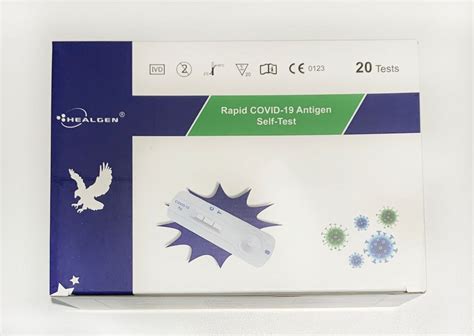 Healgen Covid Lateral Flow Rapid Antigen Pack Self Test