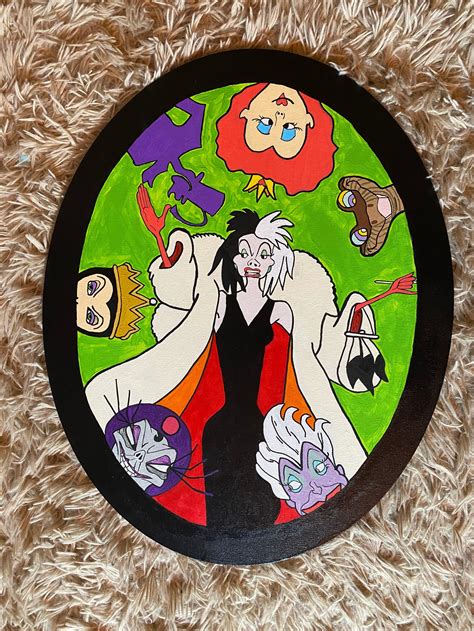 Disney Villain Collage Etsy