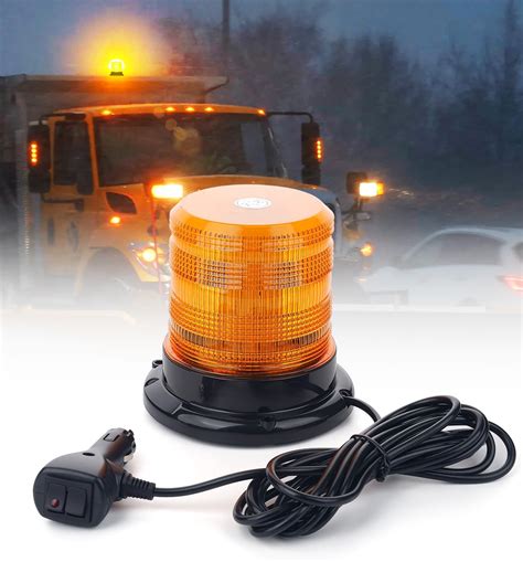 Amazon LUMENIX 60 LED Mini Beacon Strobe Lights Forklift Rooftop