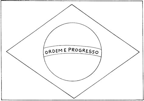 Desenho Da Bandeira Do Brasil Para Colorir Educa O E Transforma O