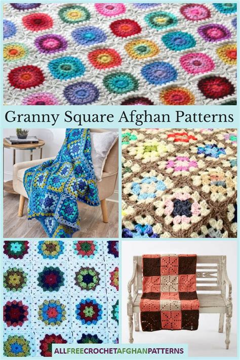 Granny Square Afghan Patterns | Granny square, Granny square afghan ...