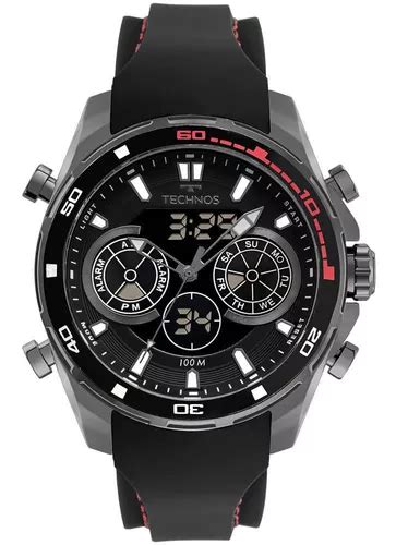 Reloj Technos Digiana Black Para Hombre Mercadolibre