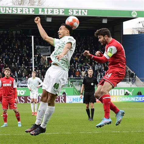 Estatísticas De Greuther Fürth X 1. Fc Köln