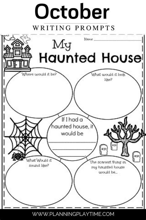 Haunted House Writing Prompt Halloween Writing Prompts Halloween