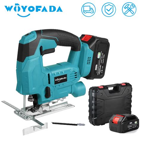 20V 65mm Cordless Jigsaw Quick Blade Change Electric Saw LED Light