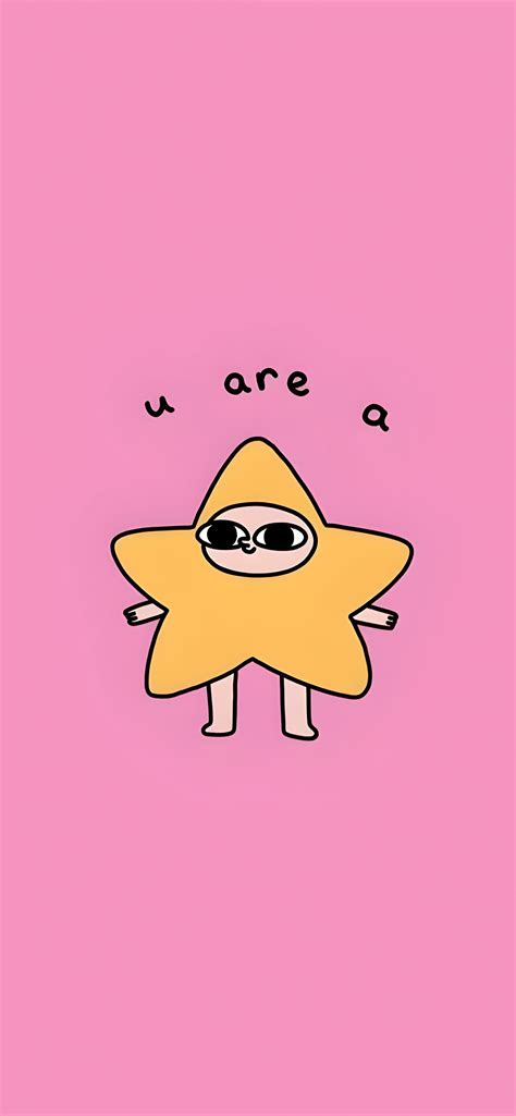 U Are A Star Cute Wallpapers - Pink Aesthetic Wallpapers for iPhone