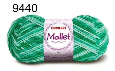 Kit 5 Novelos Lã Mollet 100g Círculo Escolha Suas Cores Círculo S A