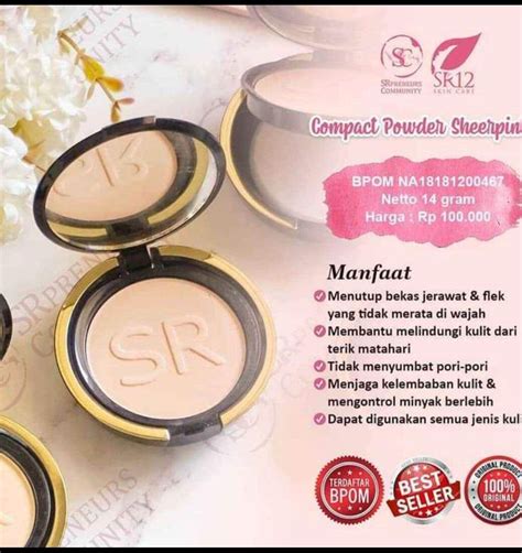 Bedak Padat Exclusive Compact Powder Sr Skincare Bpom Lazada Indonesia