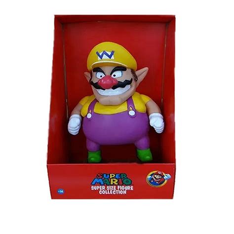 Boneco Wario Super Mario Bros Grande Kart Cm No Shoptime