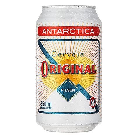 Cerveja Pilsen Antarctica Original Lata 350ml Pão de Açúcar